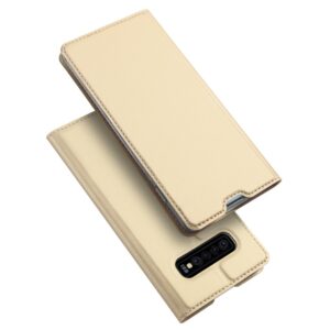 Θήκη Dux Ducis Skin Bookcase type Samsung Galaxy S10 Plus χρυσό