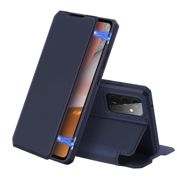 Θήκη Dux Ducis Skin X with a flip Samsung Galaxy A72 μπλέ