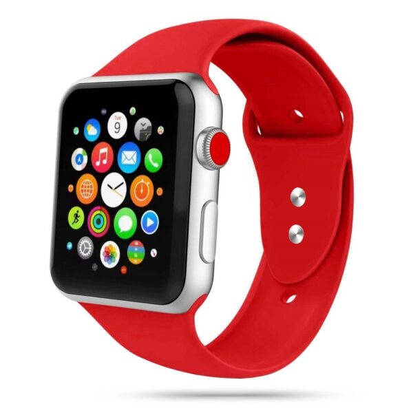 Λουράκι Tech-Protect Smoothband Apple Watch 2/3/4/5/6/7/8/9/10/SE (38/40/41/42MM) red