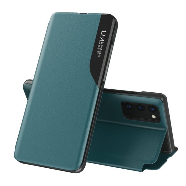 Θήκη Βιβλίο Eco Leather View Case with kickstand function for Samsung Galaxy A72 πράσινο