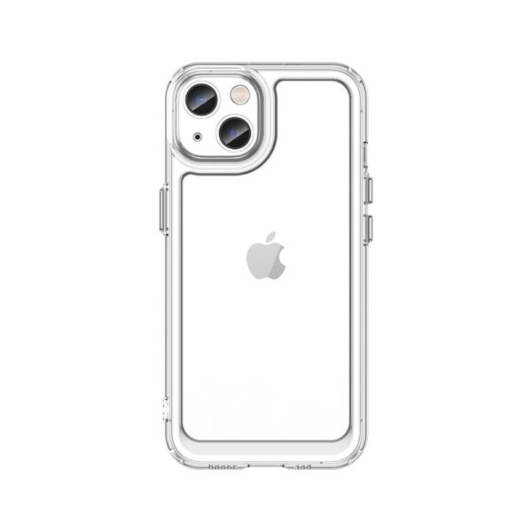 Θήκη Outer Space Case for Apple iPhone 13 hard cover with gel frame transparent