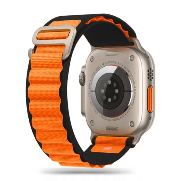 Λουράκι Tech-Protect Nylon Pro Apple Watch 1/2/3/4/5/6/7/8/9/10/SE/Ultra 1/2 (42/44/45/46/49MM) orange/black