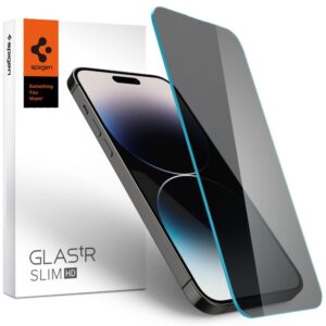 Προστατευτικό τζάμι Spigen GLAS.tR Slim Privacy Tempered Glass για το Apple iphone 14 Pro Max (AGL05211)