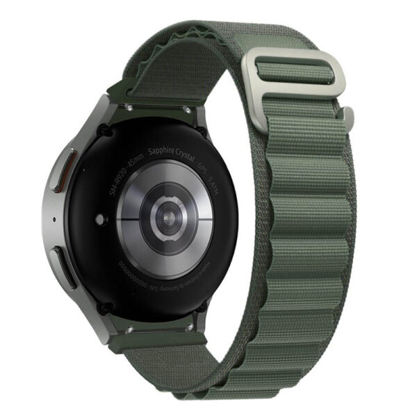 Λουράκι Tech-Protect Nylon Pro Samsung Galaxy Watch 4 / 5 / 5 PRO/ 6 / 7 / FE (40 / 42 / 44 / 45 / 46 / 47 MM) military green - Image 2