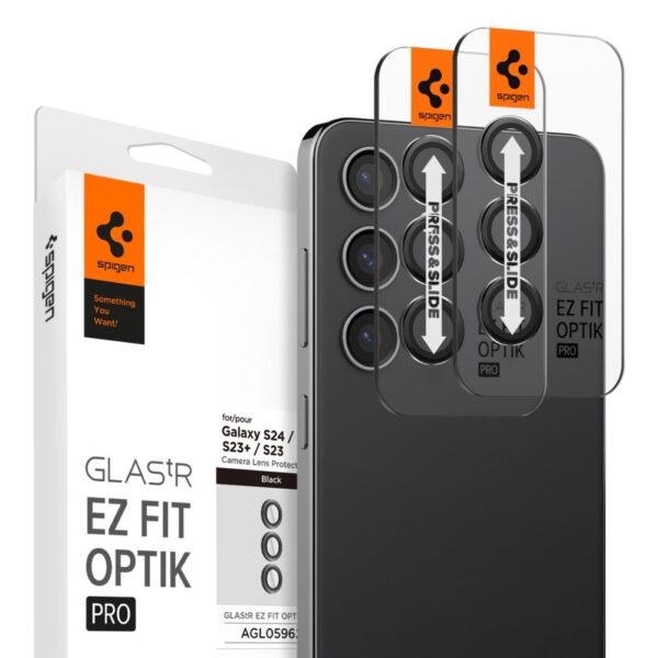 Spigen® Optik TR Ez Fit (2 Pack) Camera Protector για το Samsung Galaxy S23/S23 Plus/S24 (AGL05962)