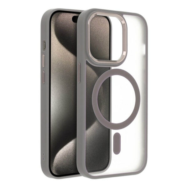 Θήκη Matte Mag Cover Case MagSafe Apple iphone 15 Pro Max titanium