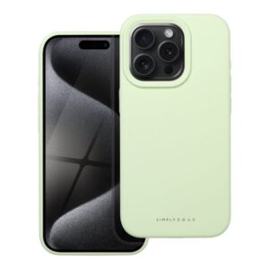 Θήκη σιλικόνης Roar Cloud Skin Case Apple iphone 15 Pro light green