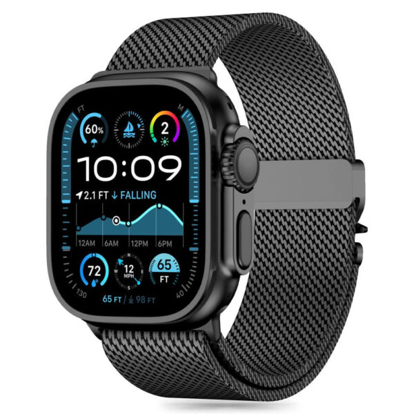 Λουράκι Tech-Protect Milano Apple Watch 1/2/3/4/5/6/7/8/9/10/SE/Ultra 1/2 (42/44/45/46/49MM) black