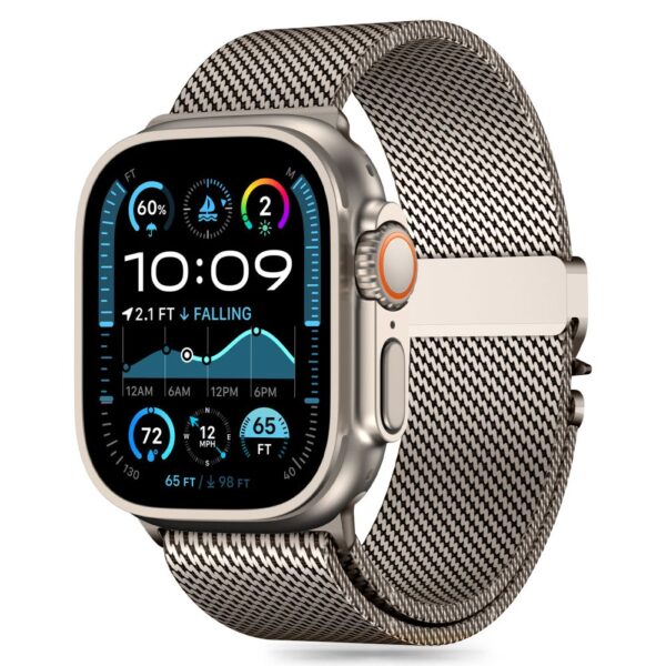 Λουράκι Tech-Protect Milano Apple Watch 1/2/3/4/5/6/7/8/9/10/SE/Ultra 1/2 (42/44/45/46/49MM) titanium