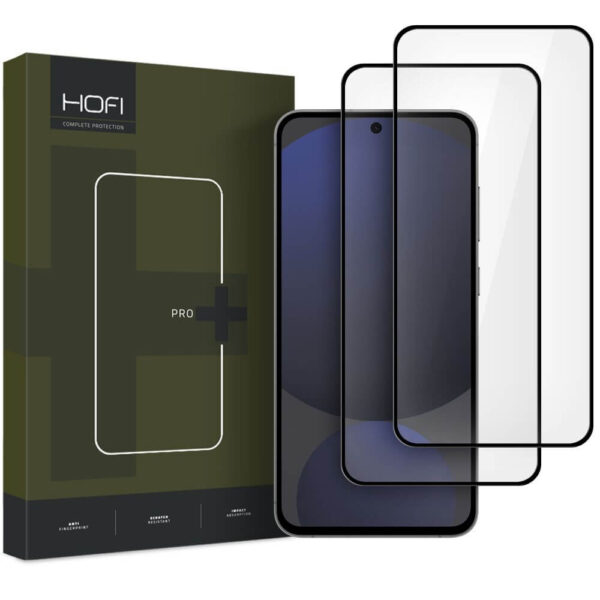 Προστατευτικό τζάμι Hofi Glass Pro+  2 pack Samsung Galaxy S24 FE black