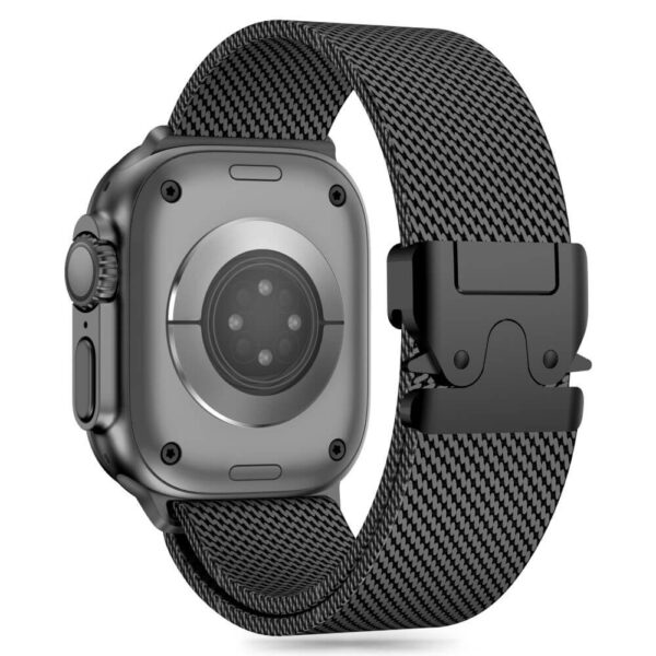 Λουράκι Tech-Protect Milano Apple Watch 1/2/3/4/5/6/7/8/9/10/SE/Ultra 1/2 (42/44/45/46/49MM) black - Image 2