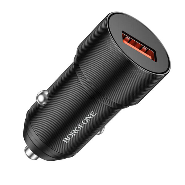 Φορτιστής αυτοκινήτου Borofone BZ19A Wisdom Car Charger USB 3.0 18W black