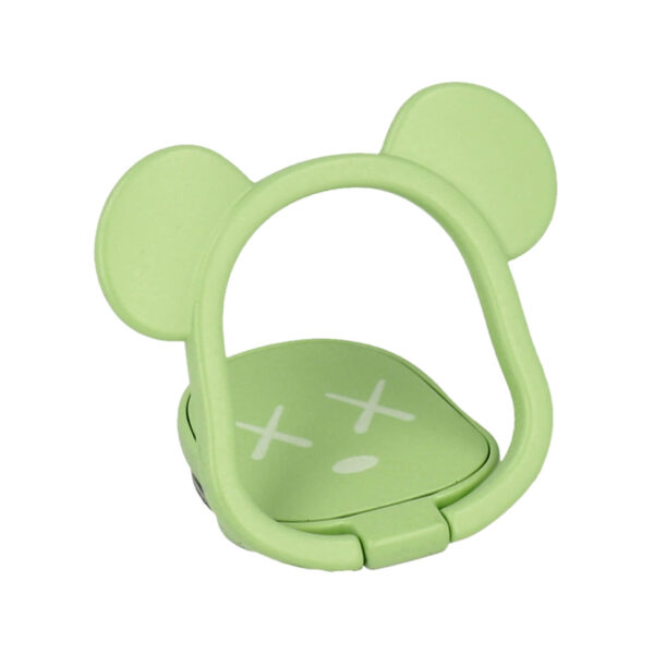 Universal Μεταλλικό Ring Holder BEAR με Δυνατότητα Kickstand λαχανί - Image 2