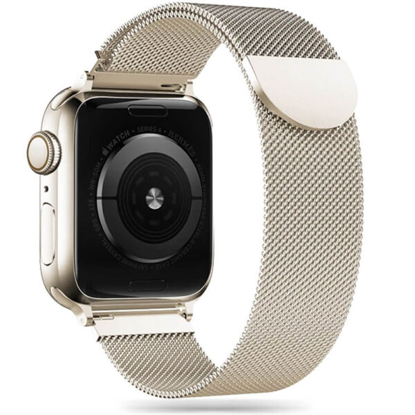 Λουράκι Tech-Protect Milanese Apple Watch 1/2/3/4/5/6/7/8/9/10/SE/Ultra 1/2 (42/44/45/46/49MM) starlight