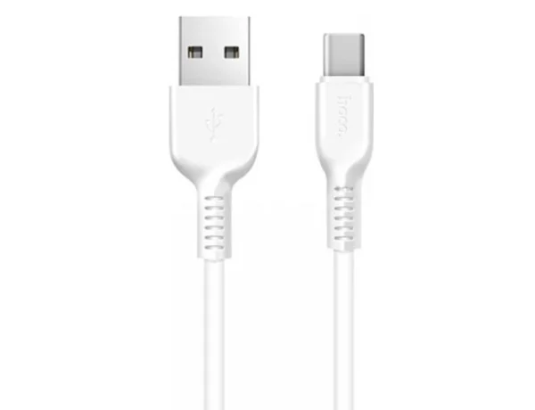 Καλώδιο Φόρτισης Hoco X20 USB / Type C data charging cable 3A 2m λευκό