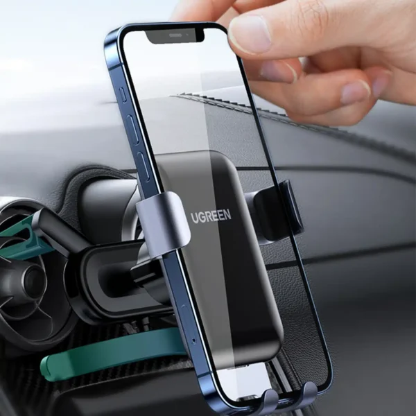 Bάση αυτοκινήτου Ugreen LP274 Gravity Phone Holder for round vent μαύρο - Image 2