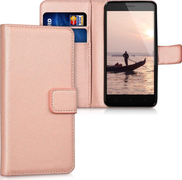 Θήκη Βιβλίο Diary Book Case for Xiaomi Redmi A3 βιολετί ροζ χρυσό - Image 2