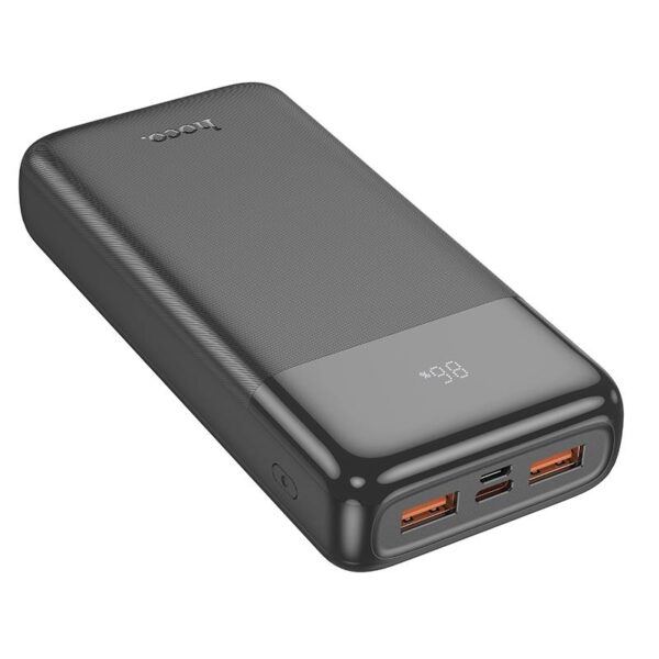 Power Bank Fast Charging Hoco J121A 22,5W QC 3.0+ PD20W 20000mAh μαύρο