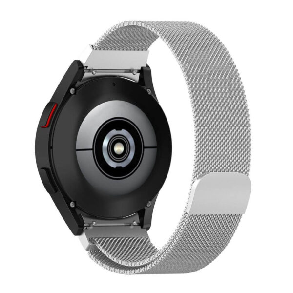 Λουράκι Tech-Protect Milanese Silver για Samsung Galaxy Watch 4 / 5 / 5 PRO/ 6 / 7 / FE (40 / 42 / 44 / 45 / 46 / 47 MM) ασημί - Image 2