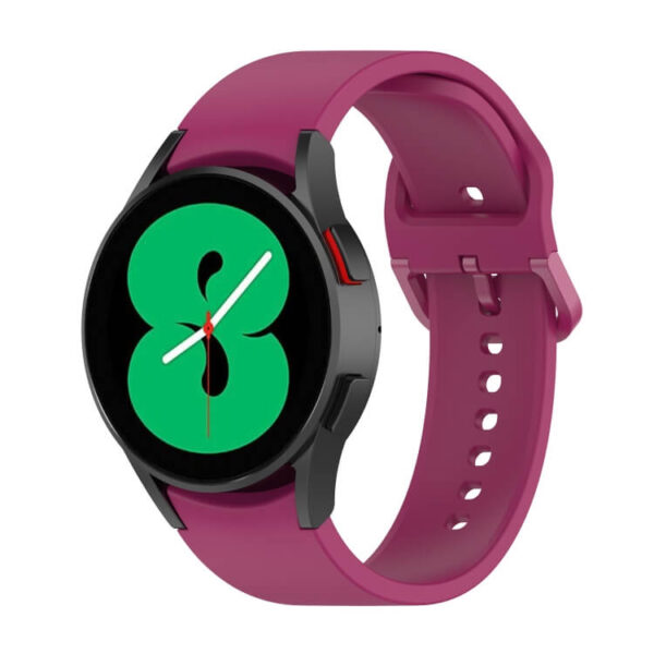 Λουράκι σιλικόνης Soft rubber strap Samsung Galaxy Watch 4 / 5 / 5 PRO/ 6 / 7 / FE (40 / 42 / 44 / 45 / 46 / 47 MM) wine red