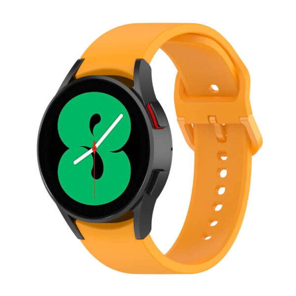 Λουράκι σιλικόνης Soft rubber strap Samsung Galaxy Watch 4 / 5 / 5 PRO/ 6 / 7 / FE (40 / 42 / 44 / 45 / 46 / 47 MM) mustard yellow