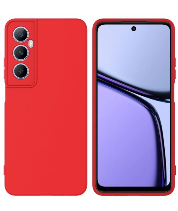 Θήκη σιλικόνης Back Cover Silicone Matte Realme C65 κόκκινο