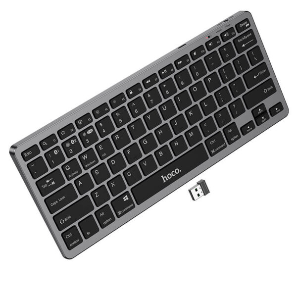 Ασύρματο Bluetooth Πληκτρολόγιο Hoco GM32 Wireless Dual-mode Keyboard Αγγλικό US μαύρο
