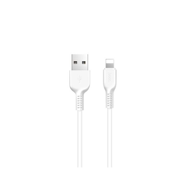 Καλώδιο Φόρτισης Hoco X20 USB / Lightning data charging cable 2.4A 2m λευκό