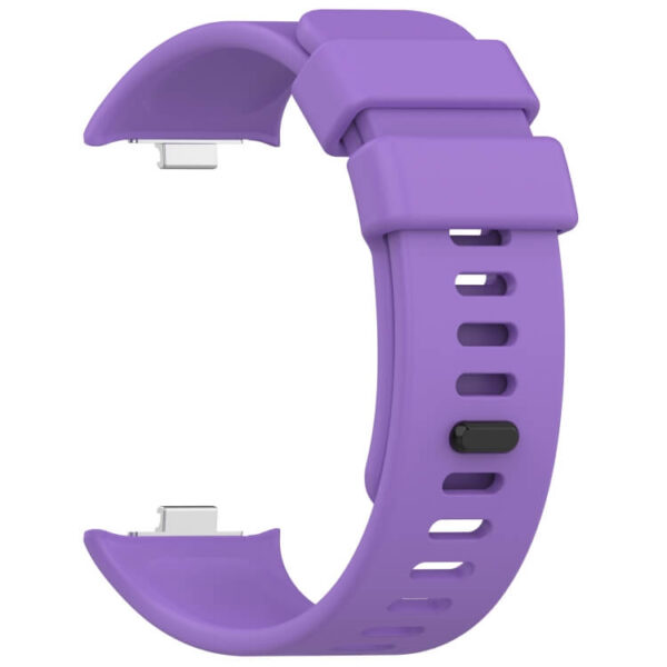 Λουράκι σιλικόνης Twill rubber strap for Redmi Watch 4/5 - Xiaomi Mi Smart Band 8 Pro violet - Image 2