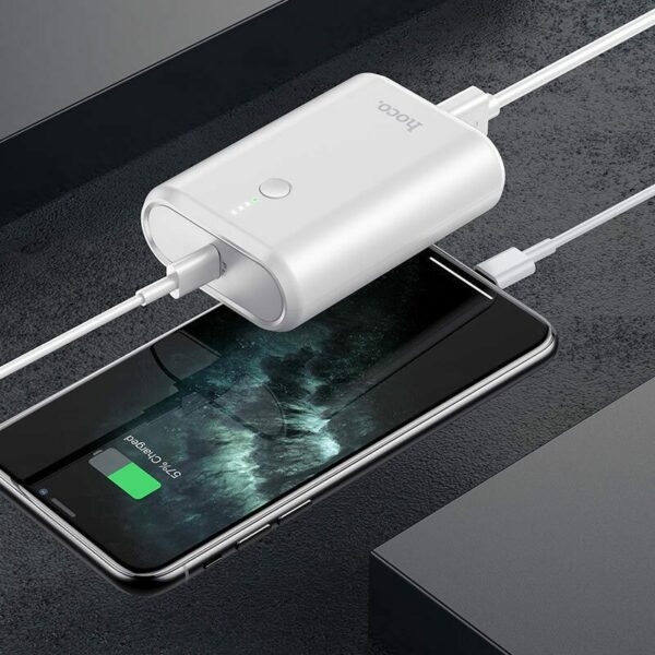 Power Bank Fast Charging Hoco Q3 Mayflower PD20W+QC3.0 10000mAh λευκό - Image 2