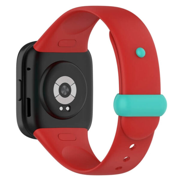 Λουράκι σιλικόνης Nail Button rubber strap for Redmi Watch 3 red/mint