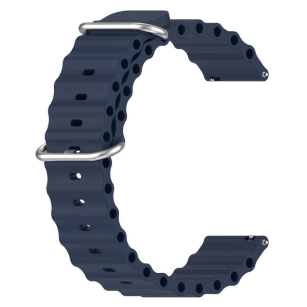 Λουράκι σιλικόνης Ocean Style silicone strap 20mm σκούρο μπλε