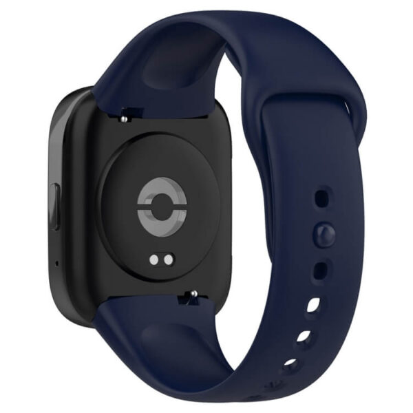 Λουράκι σιλικόνης Twill rubber strap for Redmi Watch 3 Active / Redmi Watch 3 Lite dark blue - Image 2