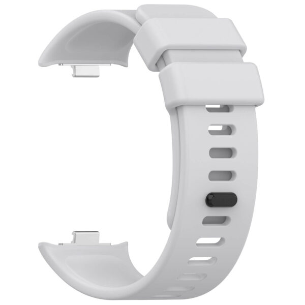 Λουράκι σιλικόνης Twill rubber strap for Redmi Watch 4/5 - Xiaomi Mi Smart Band 8 Pro grey - Image 2