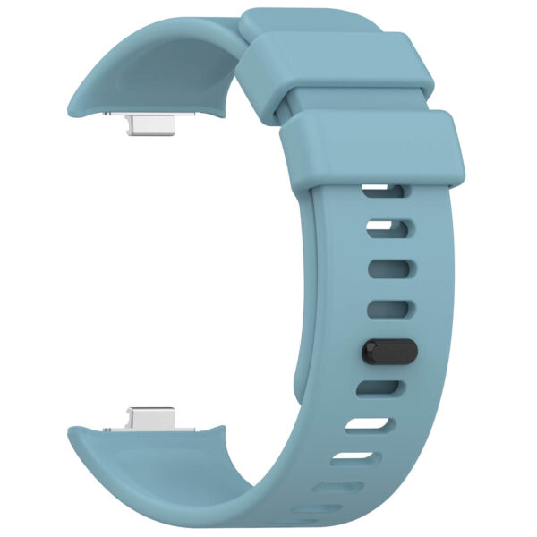 Λουράκι σιλικόνης Twill rubber strap for Redmi Watch 4/5 - Xiaomi Mi Smart Band 8 Pro light blue - Image 2