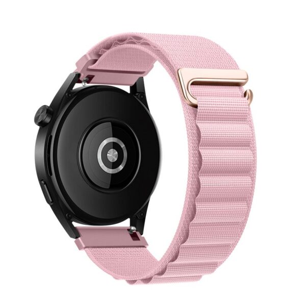 Λουράκι υφασμάτινο Nylon Pro Hook Watch strap 20mm ροζ