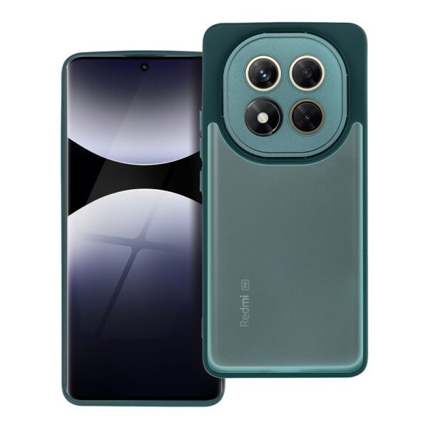 Θήκη σιλικόνης Variete Case Xiaomi Redmi Note 14 Pro Plus 5G πράσινο