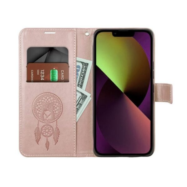 Θήκη Βιβλίο Mezzo Diary Book Case for Xiaomi Redmi Note 14 Pro 5G/14 Pro plus 5G /Poco X7 5G dreamcatcher rose gold - Image 2