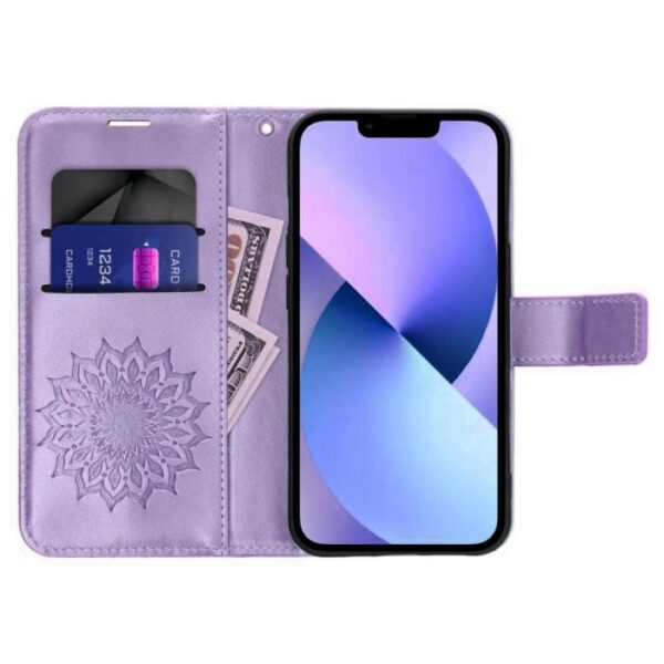 Θήκη Βιβλίο Mezzo Diary Book Case for  Xiaomi Redmi Note 14 5G mandala purple - Image 2