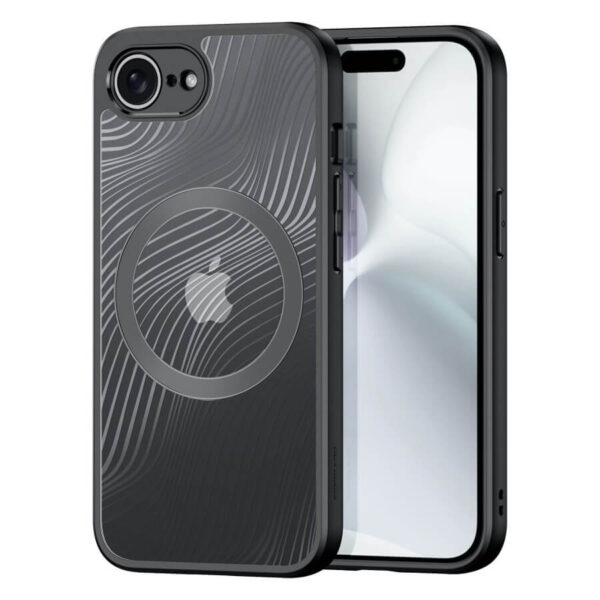 Θήκη Dux Ducis Aimo Mag Back case compatible with MagSafe for Apple iphone 16E μαύρο - Image 2