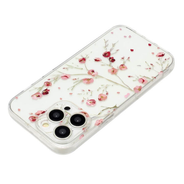 Θήκη Colorful Painting Pattern Back Cover Case Apple iphone 15 Pro red flowers - Image 2
