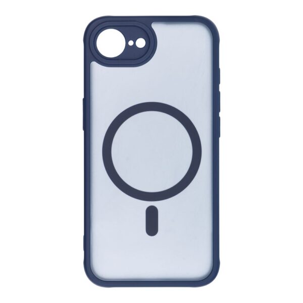 Θήκη Full Matte MagCover case compatible with MagSafe for Apple iphone 16E μπλε