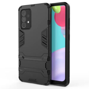 Θήκη Shockproof Protective Case with Holder Samsung Galaxy A52 μαύρο
