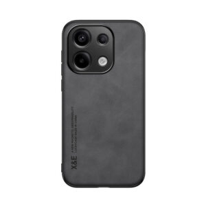 Θήκη Skin Feel Leather Case Xiaomi Redmi Note 13 Pro 4G γκρι