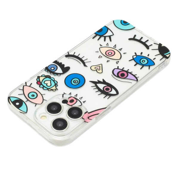 Θήκη Colorful Painting Pattern Back Cover Case Apple iphone 15 Pro eye monster - Image 2