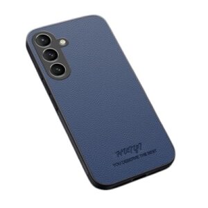 Θήκη Leather Magnetic Case Samsung Galaxy A55 μπλε