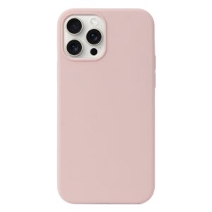 Θήκη Soft Flexible Rubber Apple iphone 16 Pro Max ροζ απαλό