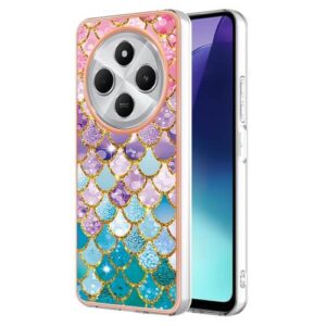 Θήκη Electroplating Marble Dual-side IMD Case Xiaomi Redmi 14C/ Poco C75 colorful scales
