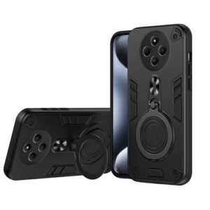 Θήκη Metal Ring 360 Degree Rotating Holder Case Xiaomi Redmi 14C/ Poco C75 μαύρο
