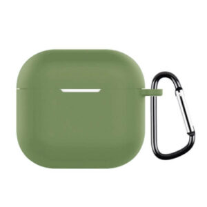 Θήκη σιλικόνης Solid Color Apple Airpods 4 matcha green